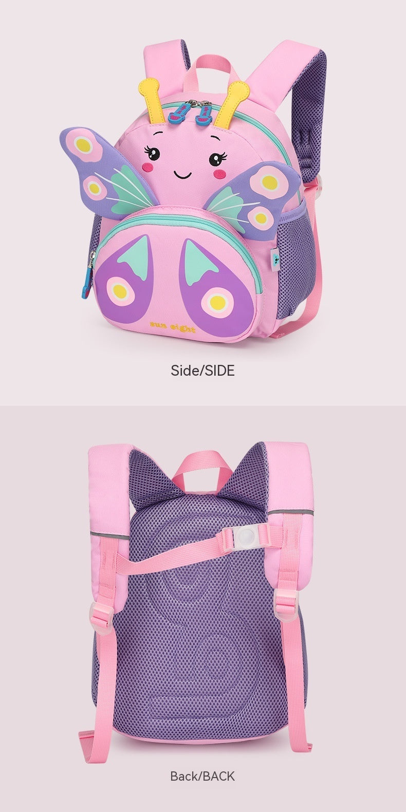 Toddler Backpack for Boys Girls, Lightweight Kids Backpacks, Cute Cartoon School Bag for Preschool Kindergarten 1-5 Years