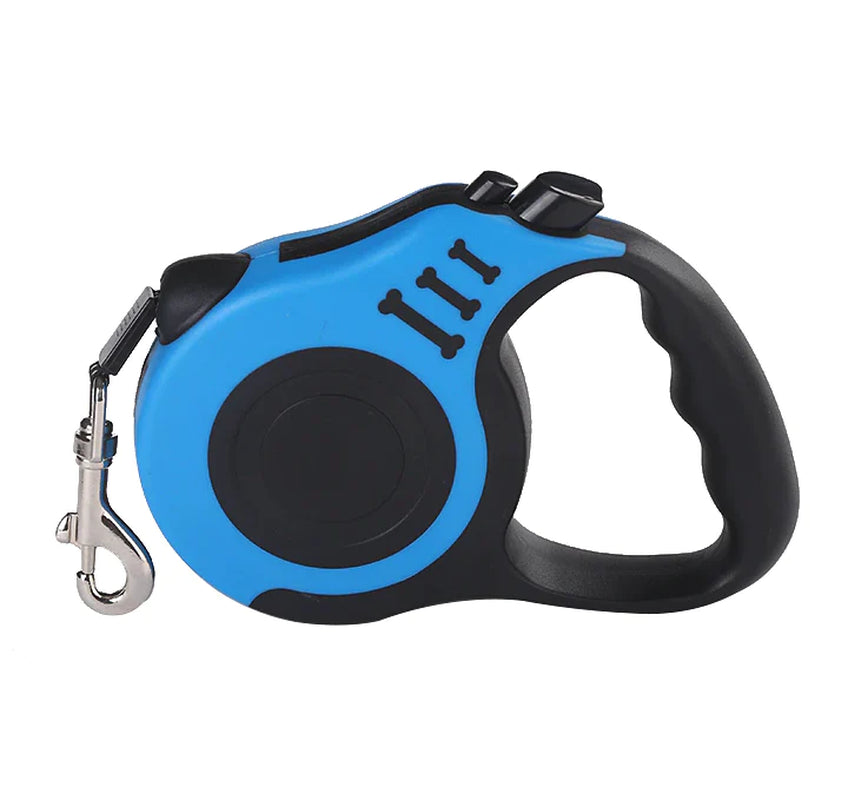 16.5FT Automatic Retractable Dog Leash Pet Collar Automatic Walking Lead Free