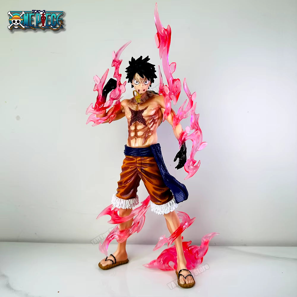 One Piece Luffy Anime Figures Monkey D. Luffy Flowing Cherry Action Figures PVC Anime Collection Model Doll Toy Kid Gift