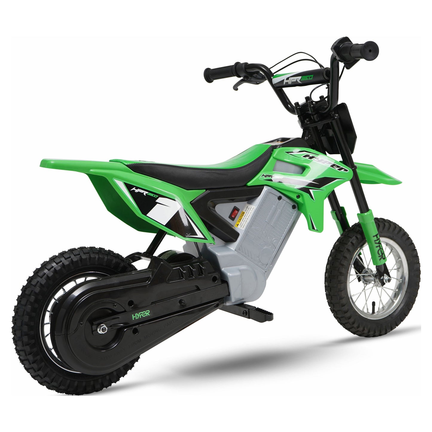 Hyper - HPR 350 Dirt Bike w/ 40 Min Operating Time & 14 MPH Max Speed - Green