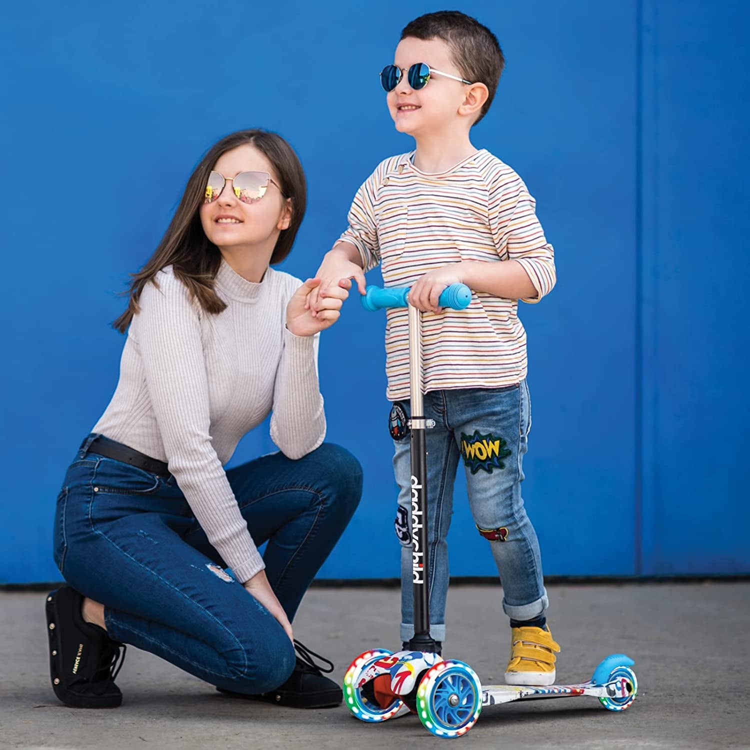 3-Wheel Kick Scooter for Kids Ages 3-6 | Light-Up Wheels | Perfect for Boys & Girls | Mini Scooter for Toddlers