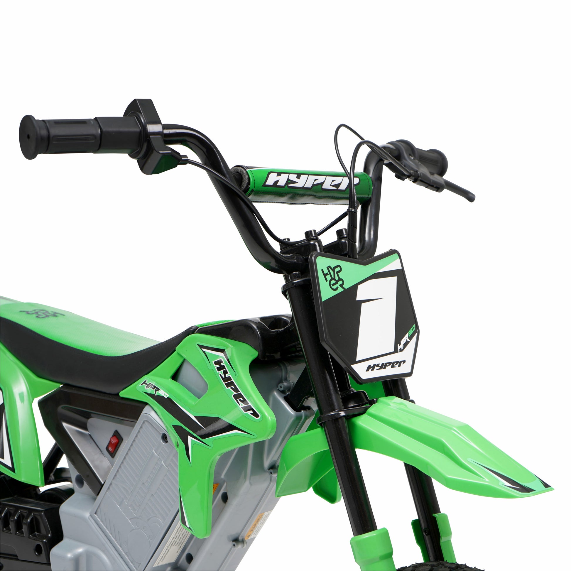 Hyper - HPR 350 Dirt Bike w/ 40 Min Operating Time & 14 MPH Max Speed - Green