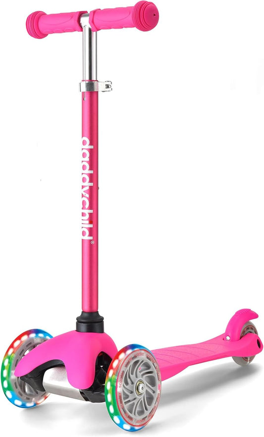 3-Wheel Kick Scooter for Kids Ages 3-6 | Light-Up Wheels | Perfect for Boys & Girls | Mini Scooter for Toddlers