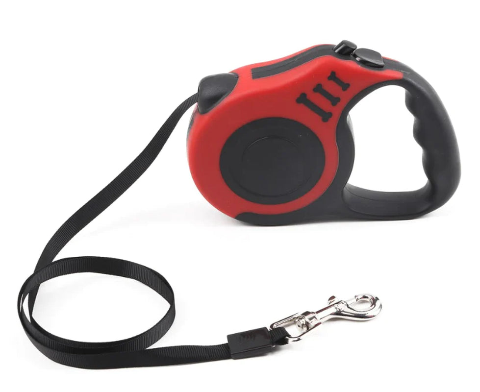 16.5FT Automatic Retractable Dog Leash Pet Collar Automatic Walking Lead Free