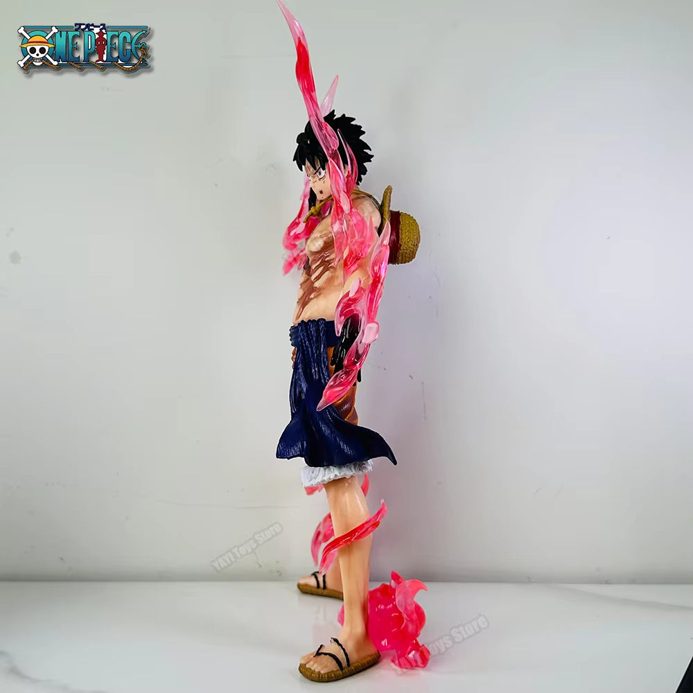 One Piece Luffy Anime Figures Monkey D. Luffy Flowing Cherry Action Figures PVC Anime Collection Model Doll Toy Kid Gift