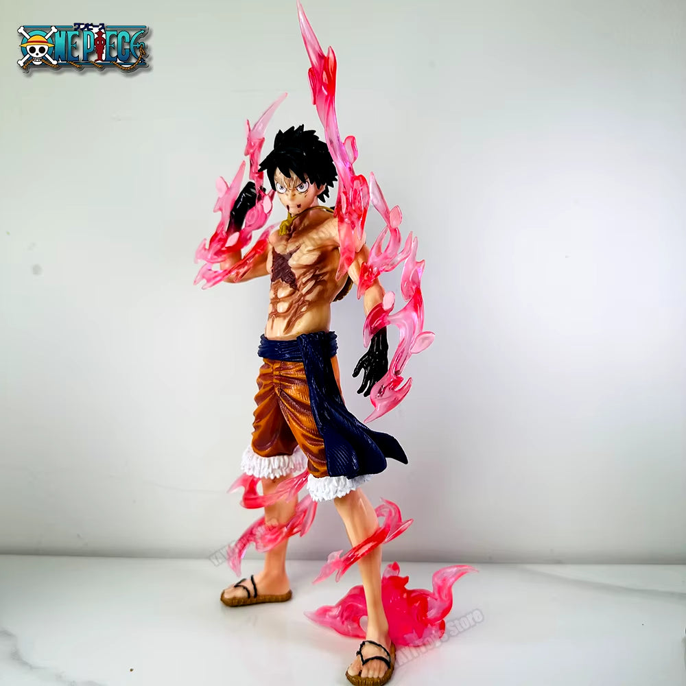 One Piece Luffy Anime Figures Monkey D. Luffy Flowing Cherry Action Figures PVC Anime Collection Model Doll Toy Kid Gift