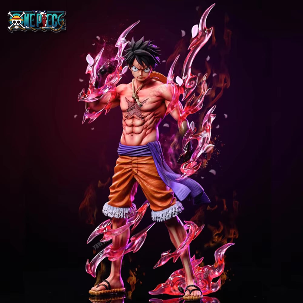 One Piece Luffy Anime Figures Monkey D. Luffy Flowing Cherry Action Figures PVC Anime Collection Model Doll Toy Kid Gift