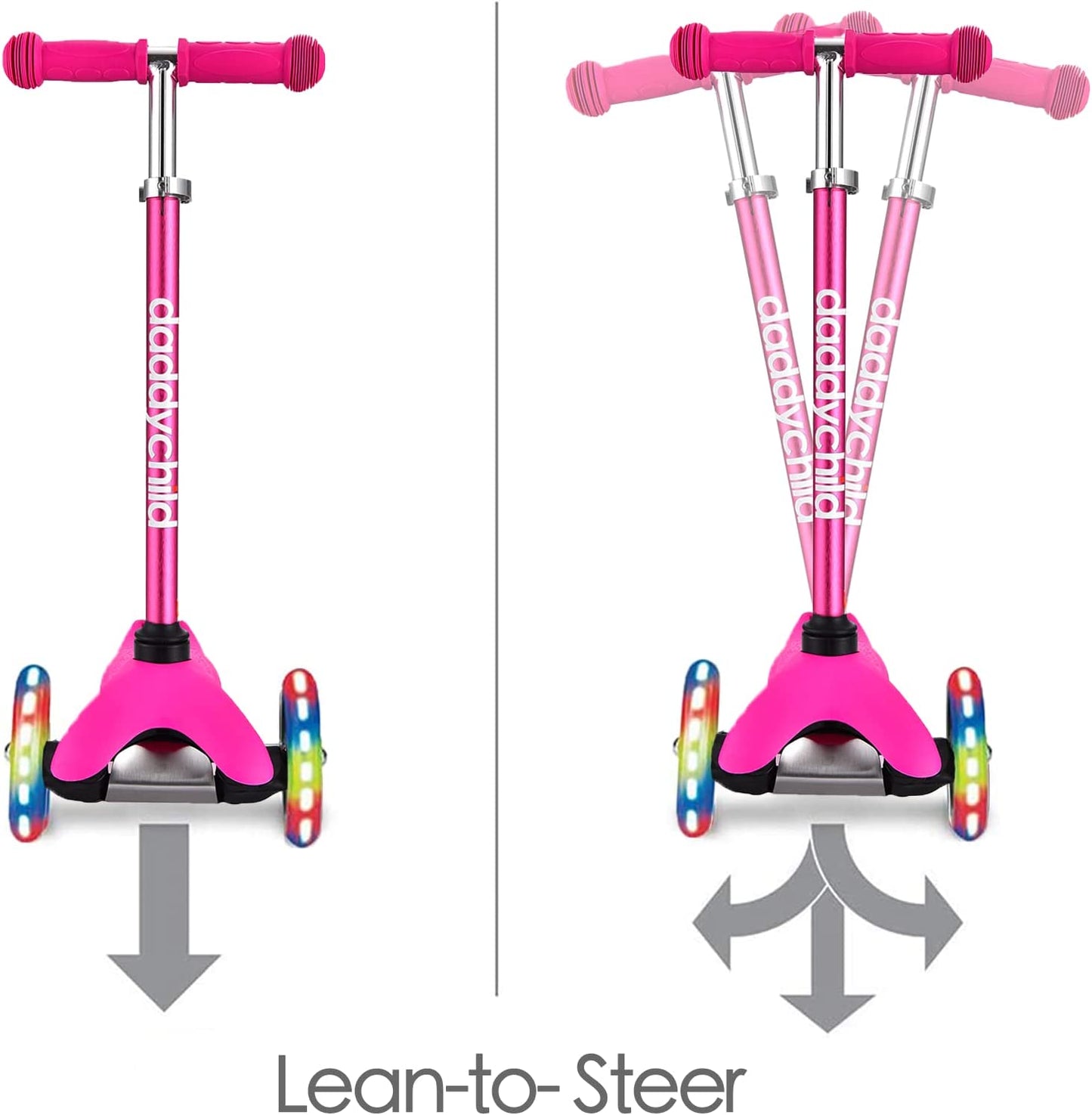 3-Wheel Kick Scooter for Kids Ages 3-6 | Light-Up Wheels | Perfect for Boys & Girls | Mini Scooter for Toddlers